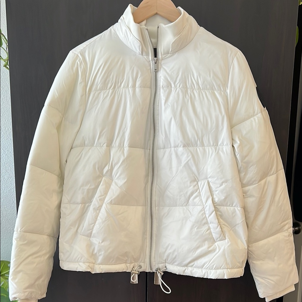 Women's UGG White Puffer Jacket